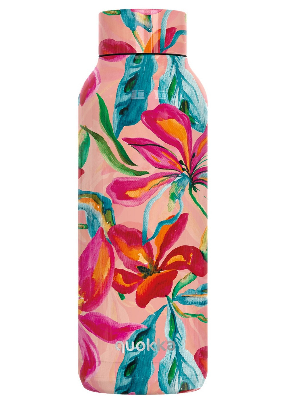 Nerezová termoláhev Solid, 510ml, Quokka, tropical bloom