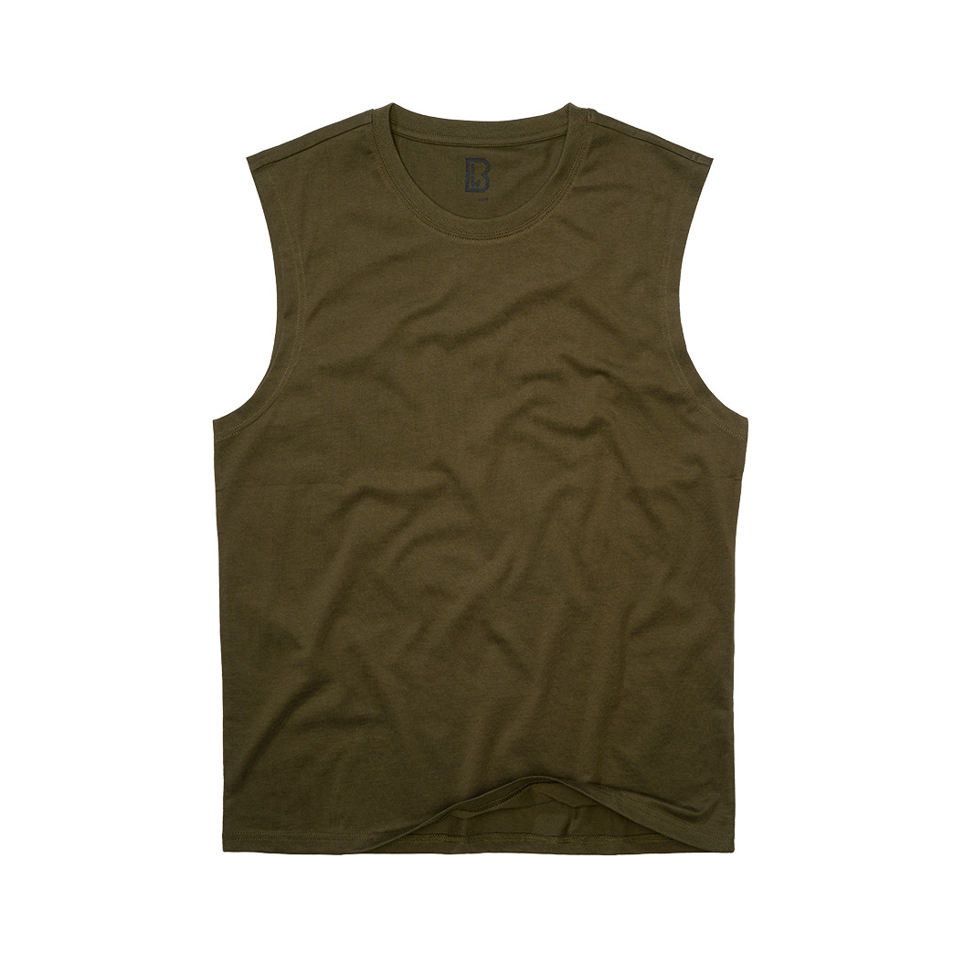 Tílko Brandit Sleeveless Shirt - olivové, L