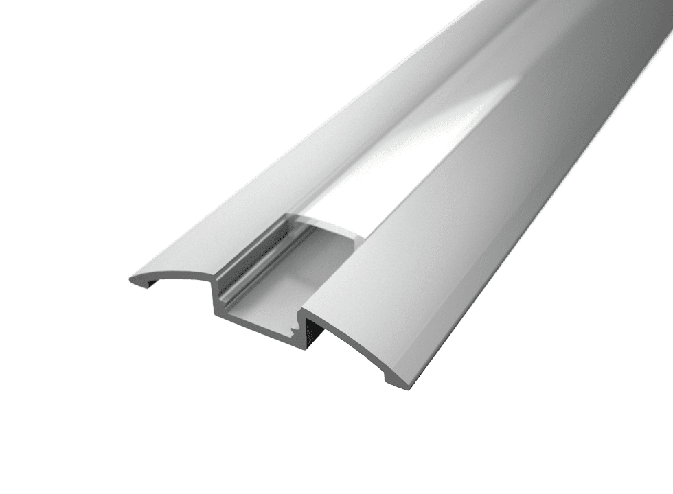 LED Solution Nástěnný profil pro LED pásky N4 Vyberte variantu a délku: Profil bez difuzoru 1m LP104-1M