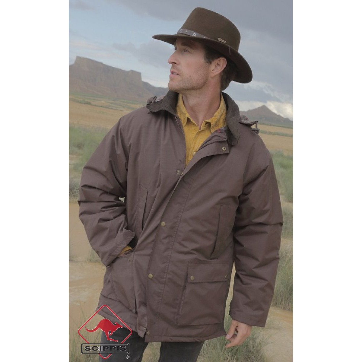 Bunda Scippis Fremantle Jacket - hnědá, XXL