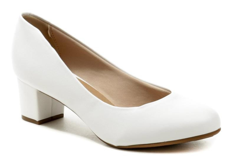 Beira Rio 4777-409 bílé dámské lodičky na podpatku