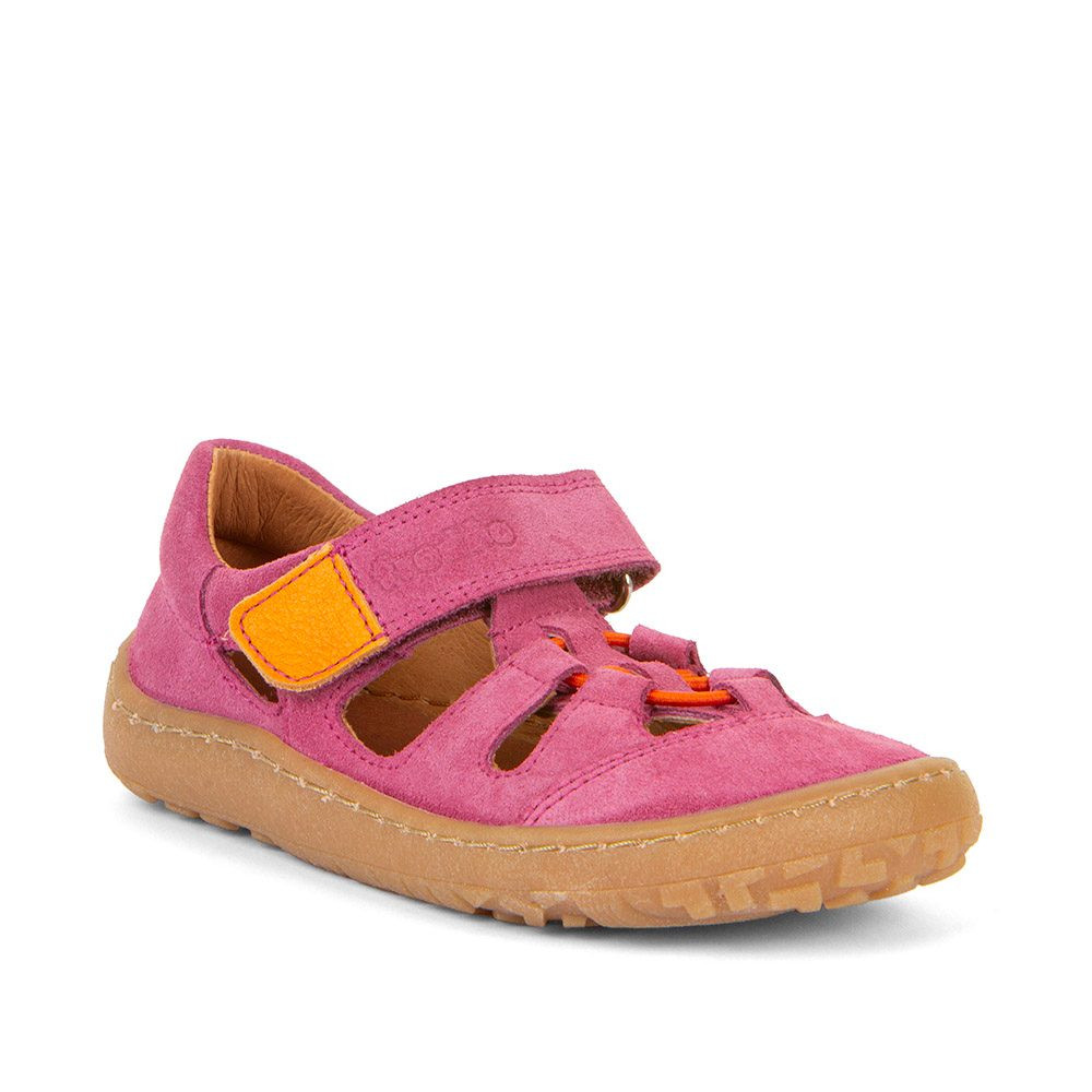 Dívčí barefoot sandály ELASTIC Fuxia Froddo G3150262-12 fuxia - 24