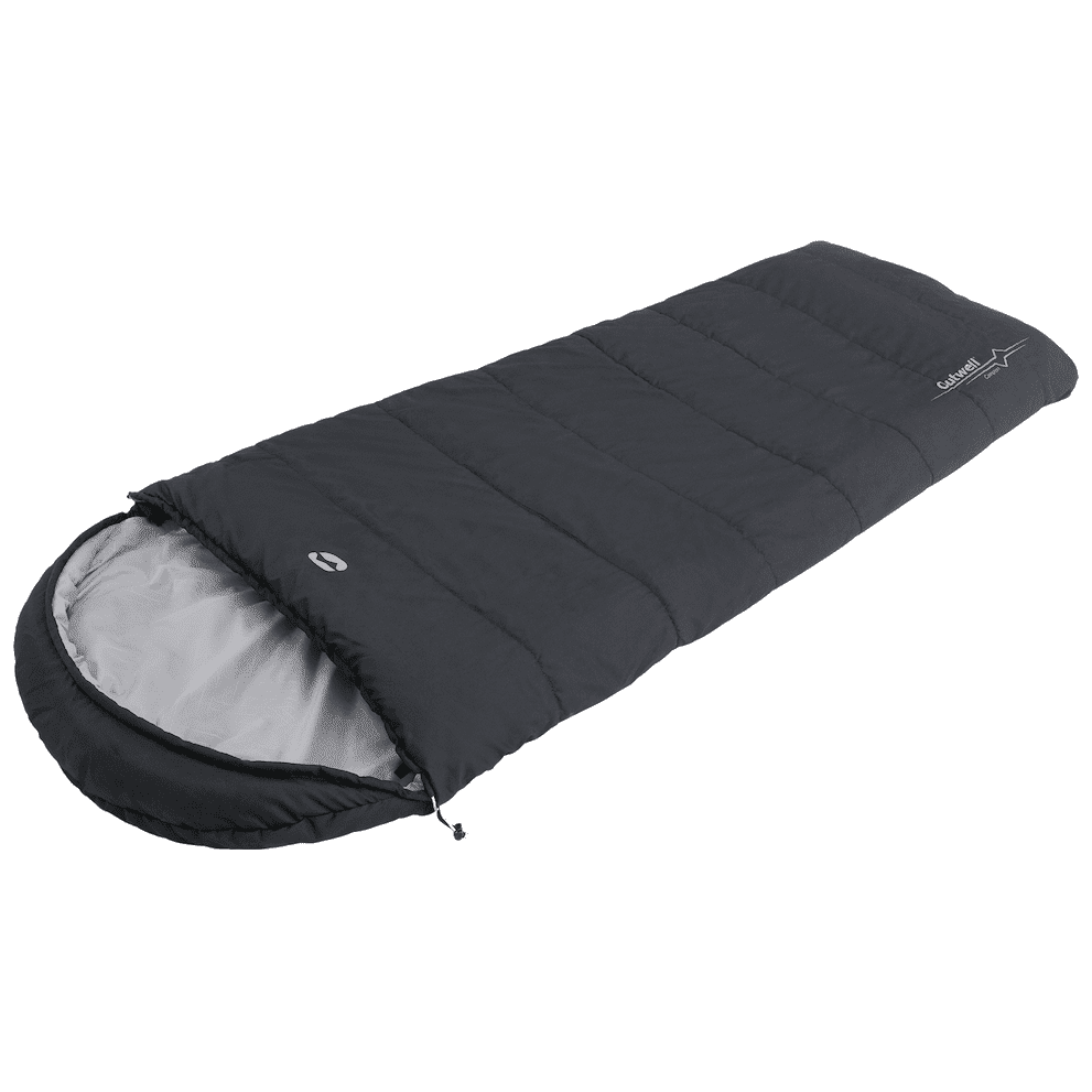 Dekový spacák Outwell Campion Zip: Levý / Barva: černá