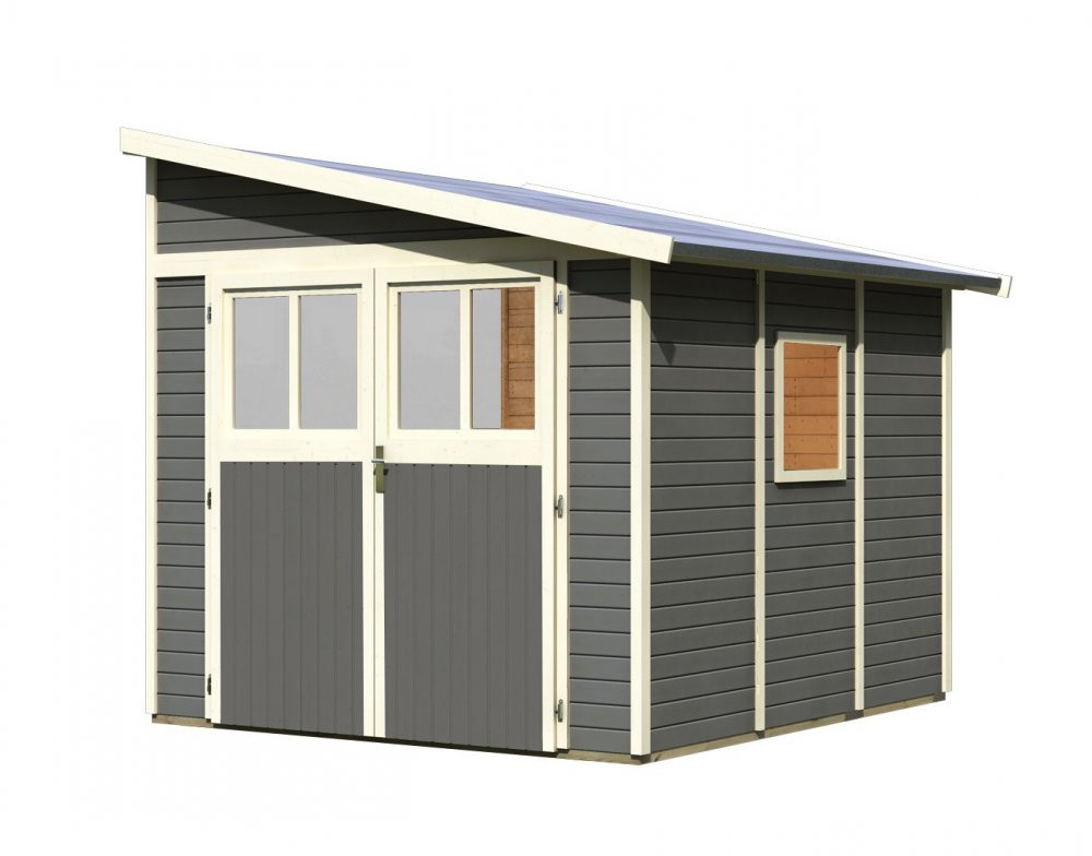 Dřevěný zahradní domek BOMLITZ 238x268 cm Lanitplast