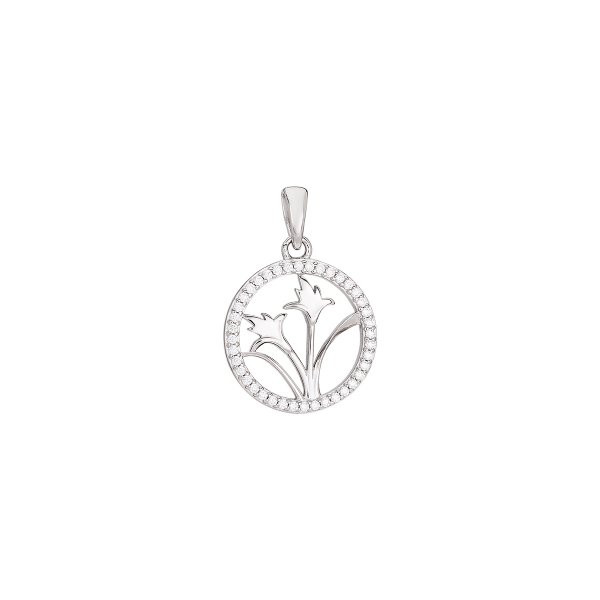 Přívěsek se syntetickými kameny 146-386-007423-0000