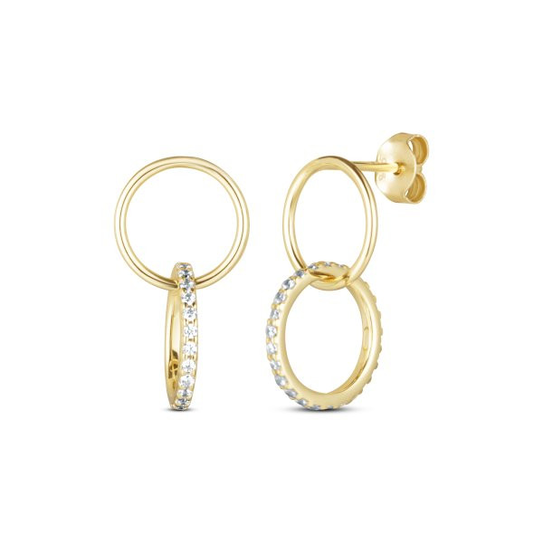 Náušnice se syntetickými kameny 636-596-561600-0000