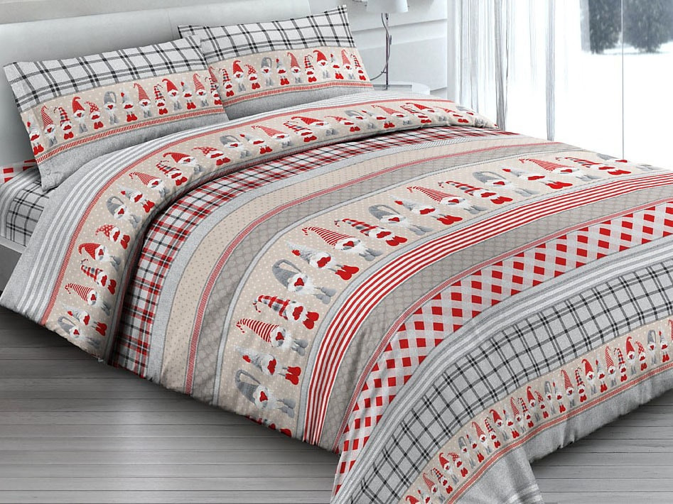 Gipetex Natural Dream Italské povlečení 100% bavlna Folletti - 220x200 / 2x70x90 cm