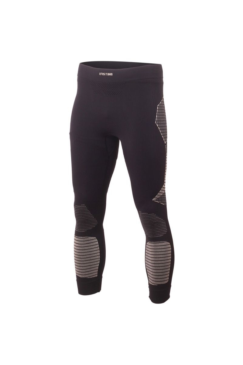 Lasting WERONO 9070 černé vlněné seamless spodky Velikost: S/M