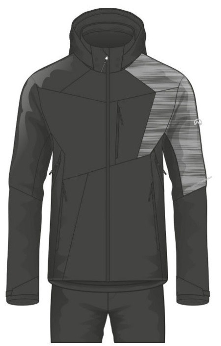 Northfinder pánská bunda WALTER black BU-3926SNW-269 Velikost: M 8584153269191