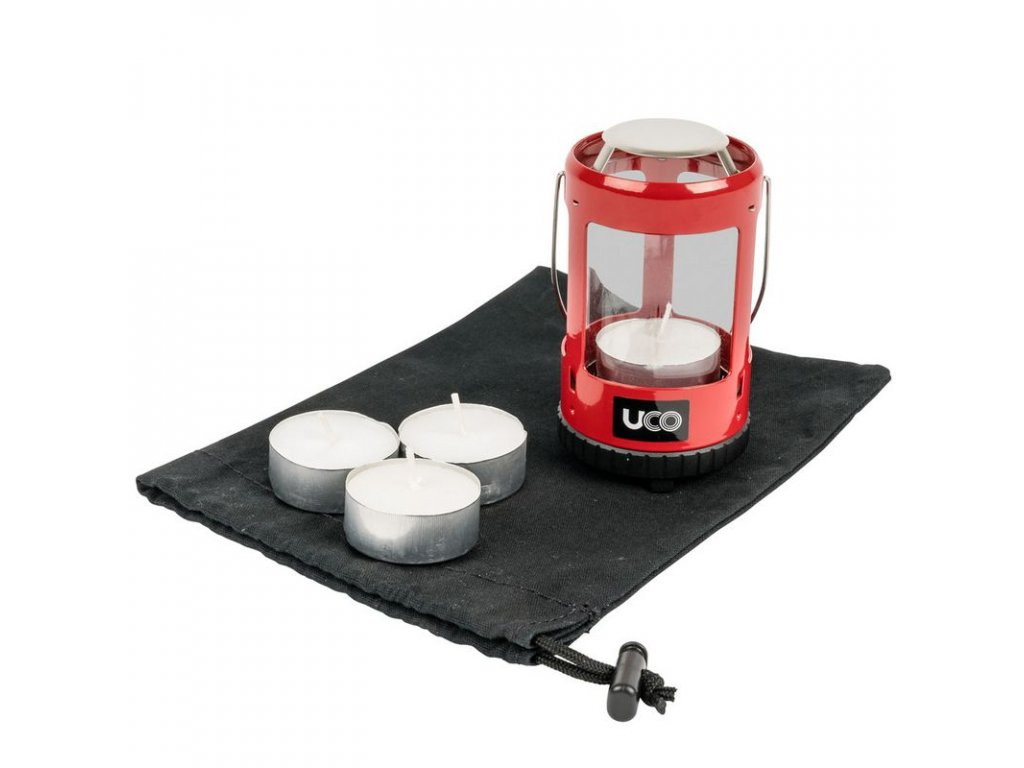 UCO gear Lucerna na čajové svíčky UCO Mini Lantern Kit 2.0 - Red 054269004552