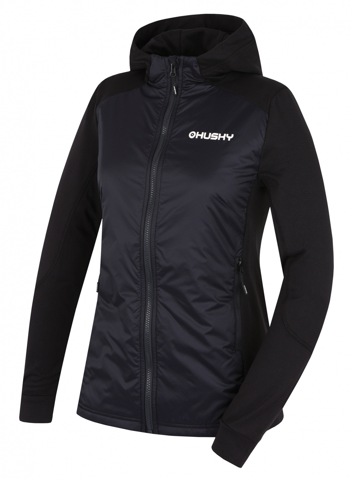 Husky Dámská mikina na zip Any L black Velikost: M