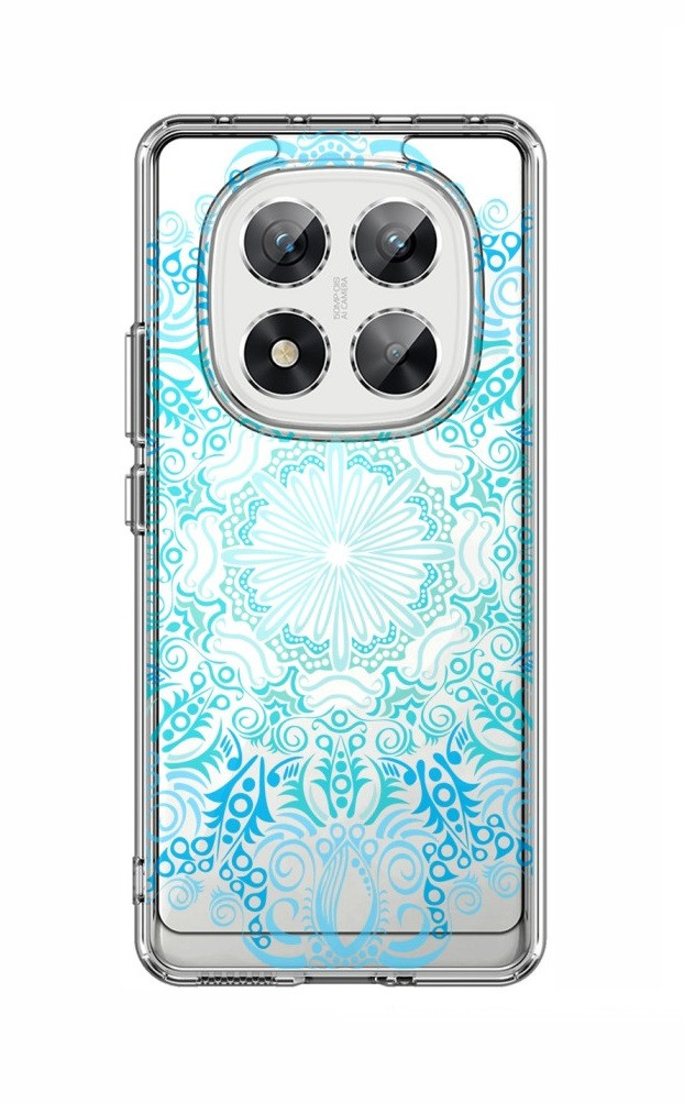 Kryt TopQ Image Xiaomi Redmi Note 14 Pro 5G pevný Blue Mandala 136790