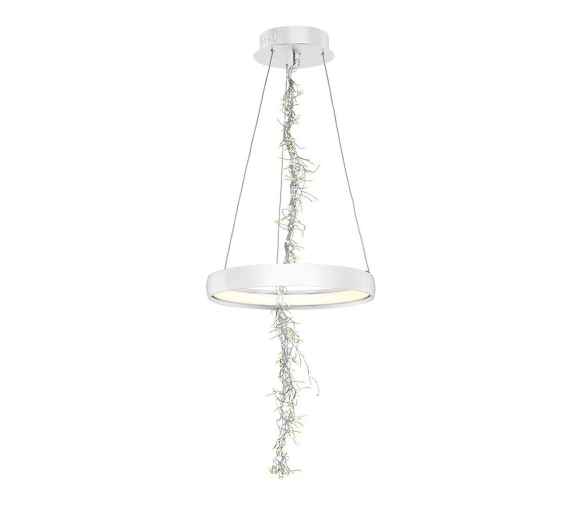 LED Lustr na lanku SPARK LED/35W/230V bílá