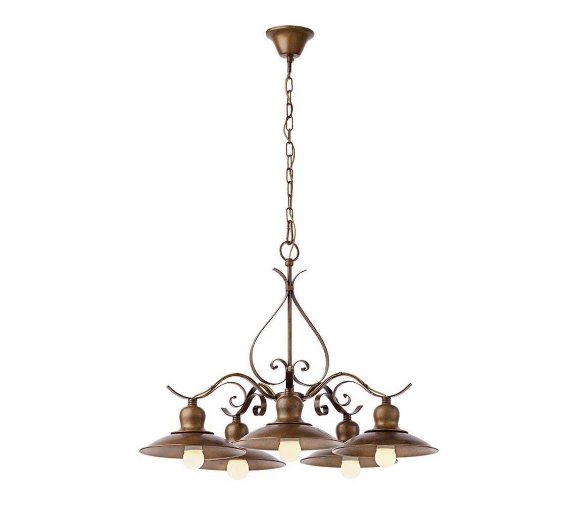 Incanti INCANTI 02-761 - Lustr na řetězu LENA 5xE27/42W/230V
