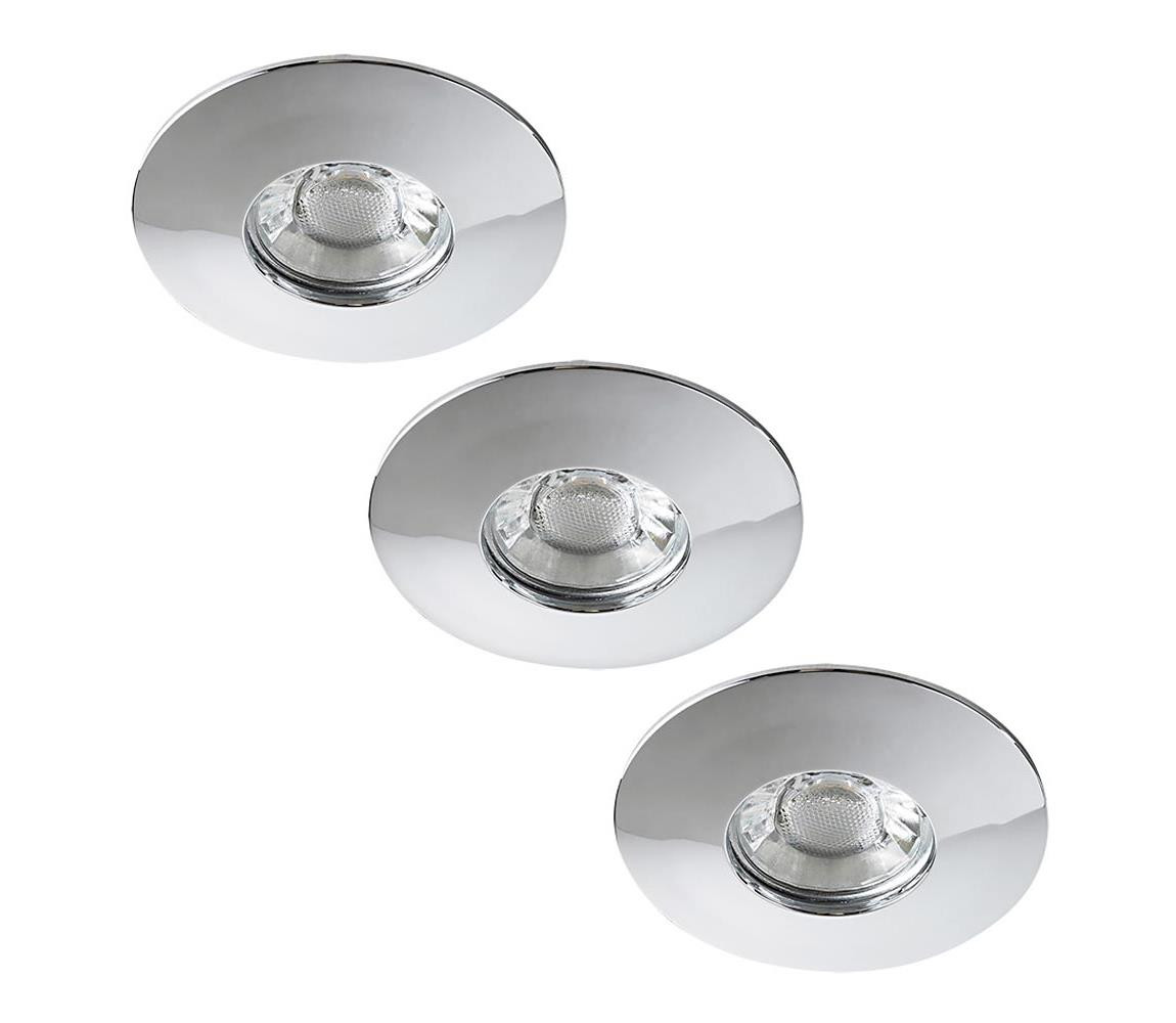 Rabalux Rabalux 1072 - SADA 3x LED Koupelnové podhledové svítidlo RANDY 3xLED/4W/230V ku