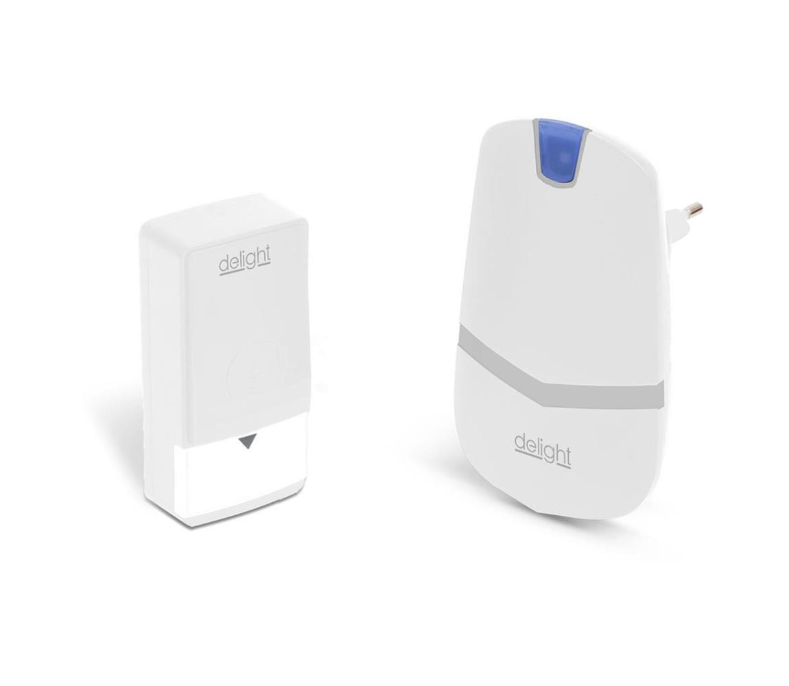 Bezdrátový zvonek do zásuvky 230V IP44 bílá