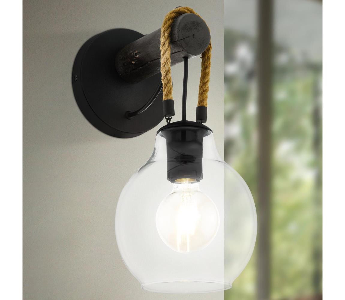 Eglo Eglo 43619 - Nástěnné svítidlo RODING 1xE27/40W/230V