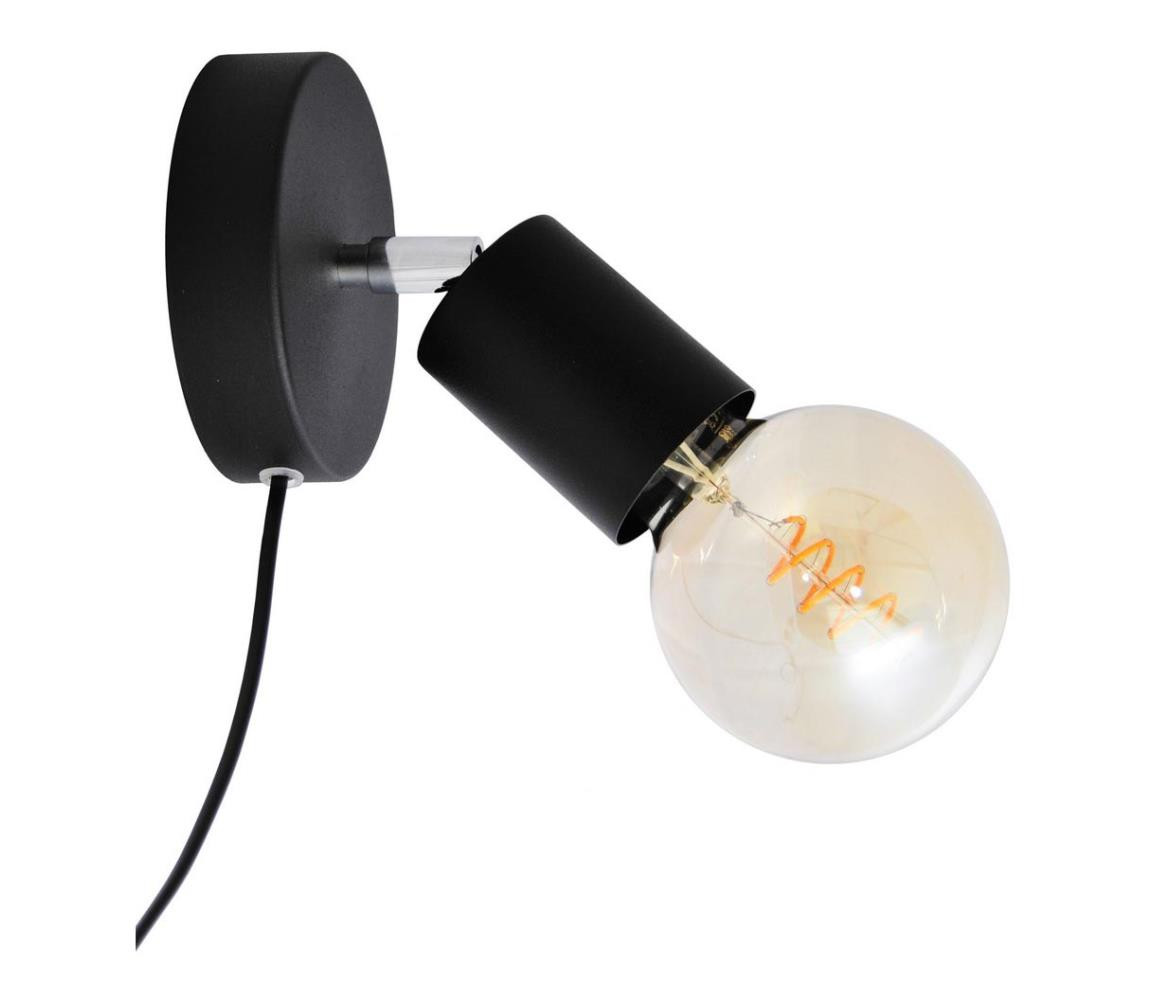 Nástěnné bodové svítidlo TUNE 1xE27/20W/230V černá