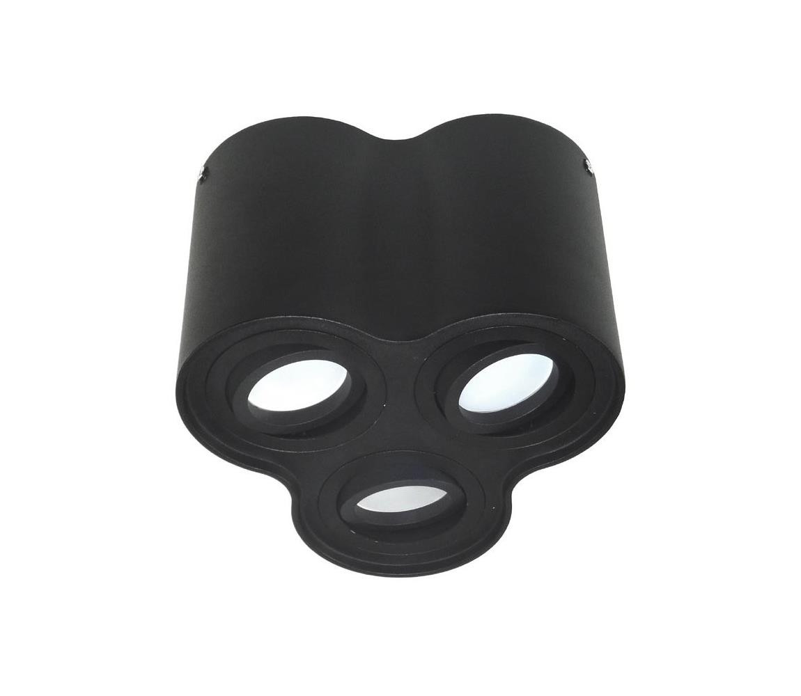 Bodové svítidlo BAROCO 3xGU10/30W/230V černá