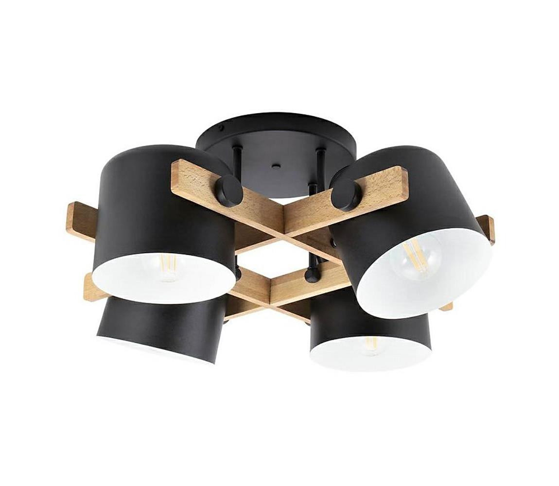 Redo Redo 01-2401 - Přisazený lustr POOH 4xE27/42W/230V buk