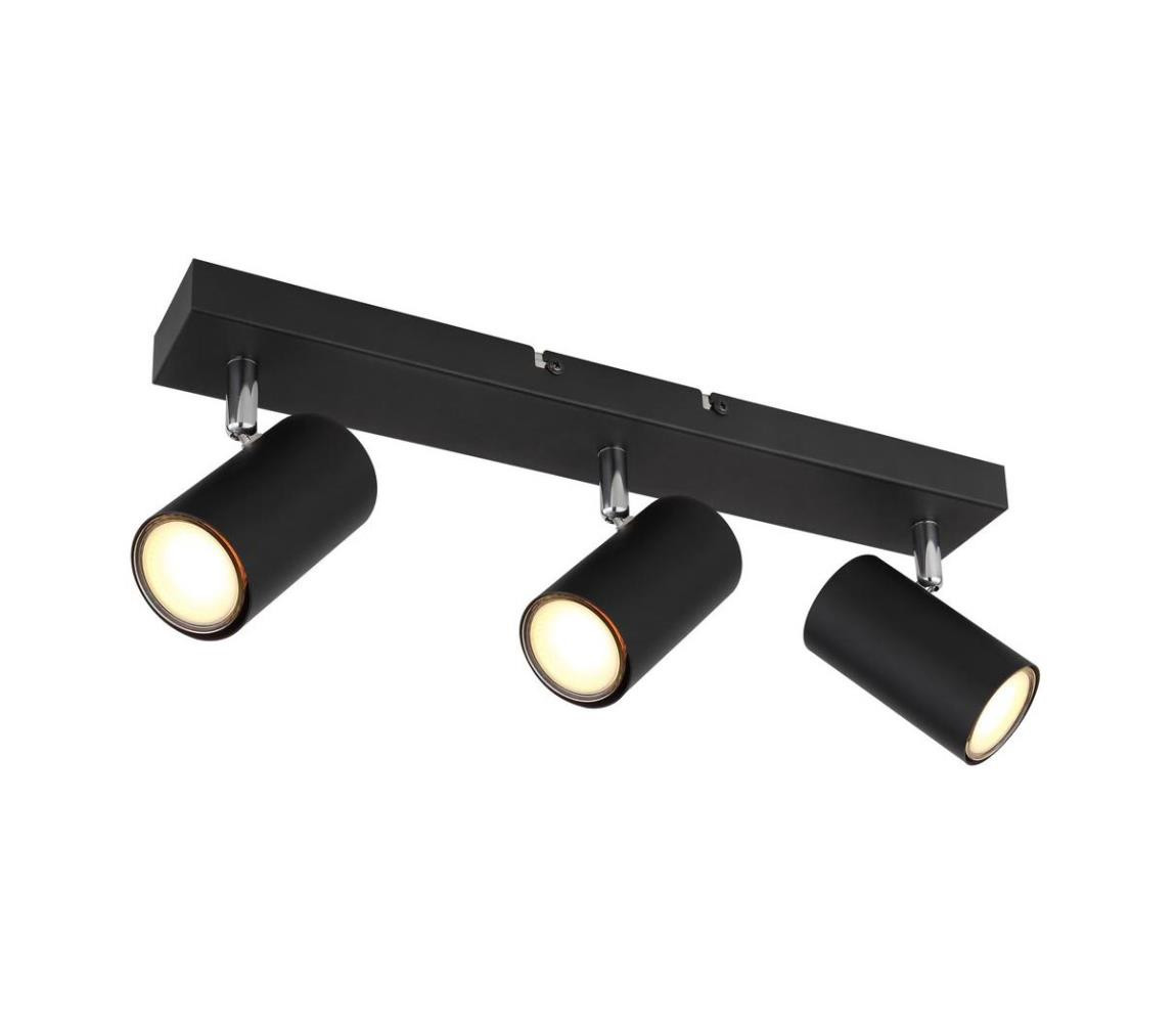 Globo Globo 57911-3B - Bodové svítidlo ROBBY 3xGU10/35W/230V černá