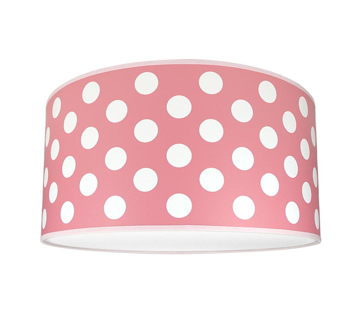 Dětské stropní svítidlo DOTS PINK 2xE27/60W/230V růžová