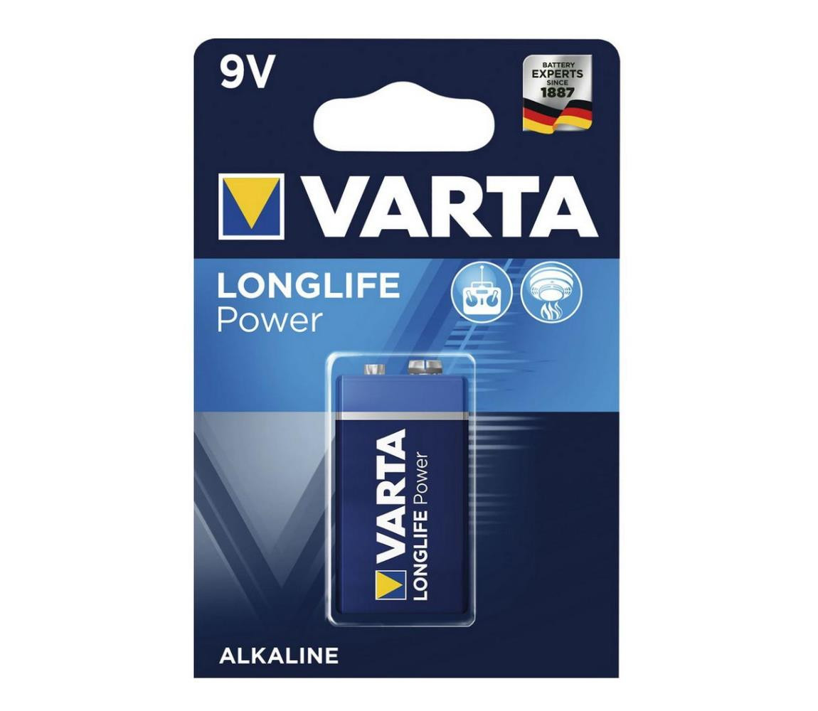 VARTA Varta 4922121411 - 1 ks Alkalická baterie LONGLIFE 9V