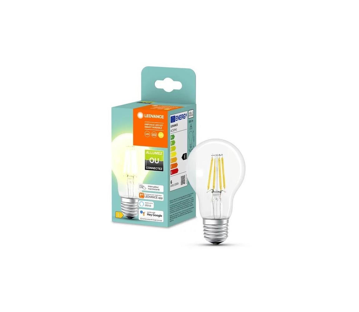 Ledvance LED Stmívatelná žárovka SMART+ A60 E27/6W/230V 2700K  - Ledvance