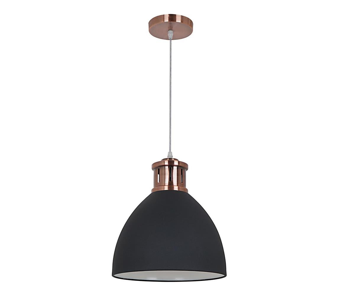 KL 6240 - Lustr na lanku METAL 1xE27/15W/230V měděná/černá