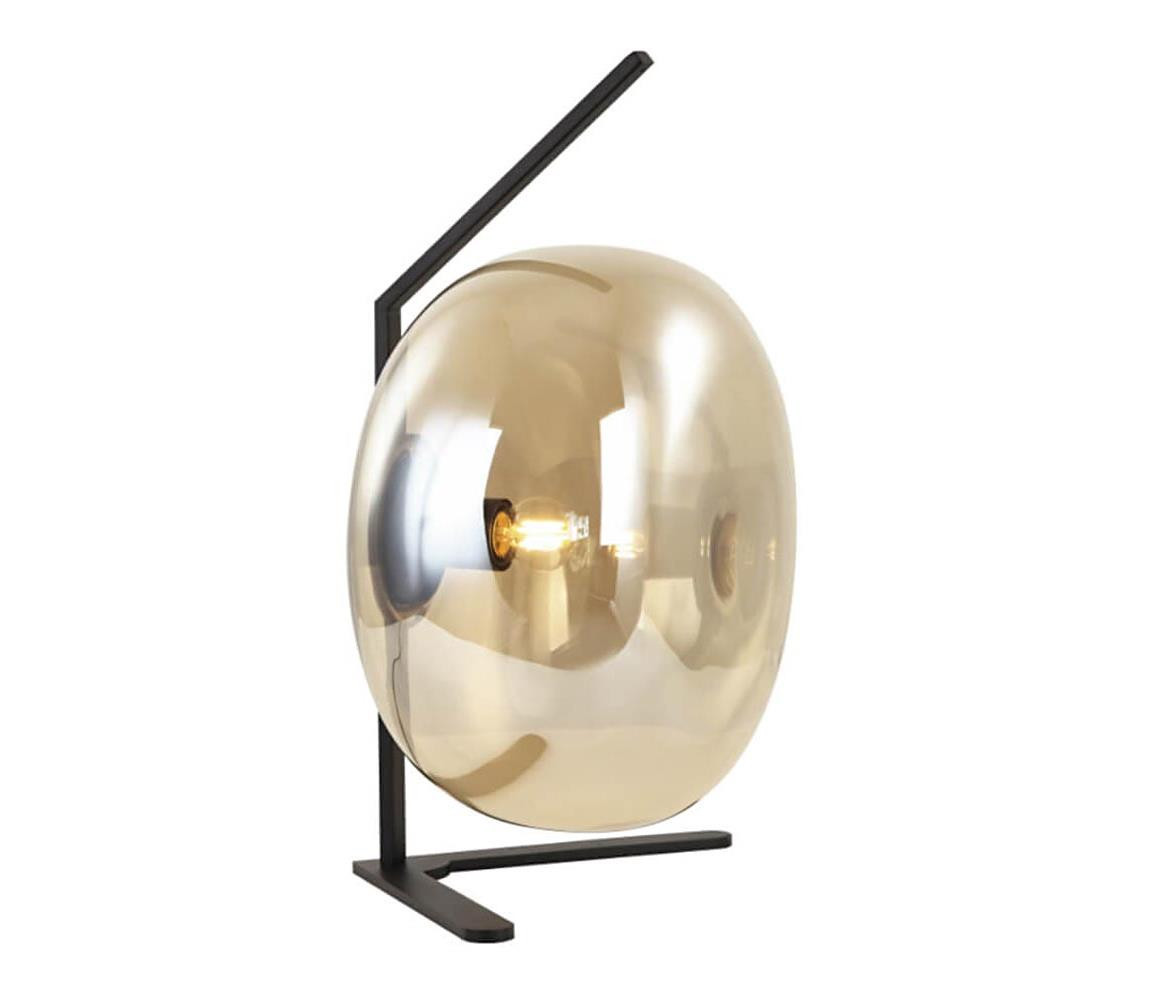 108001 - Stolní lampa VESTA 1xE27/7W/230V béžová/černá