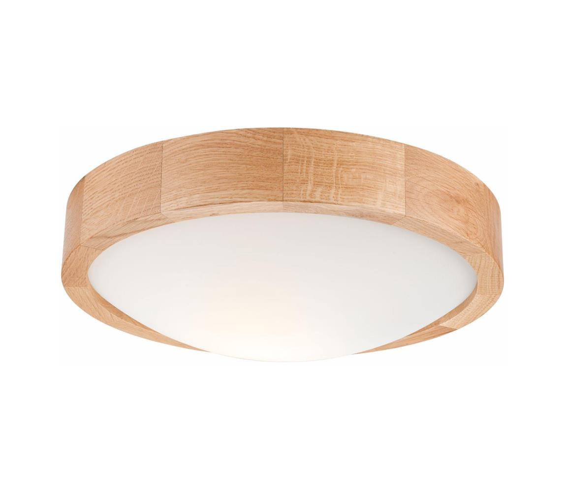 Stropní svítidlo OAK SLIM 1xE27/60W/230V dub ø 27 cm - FSC certifikováno