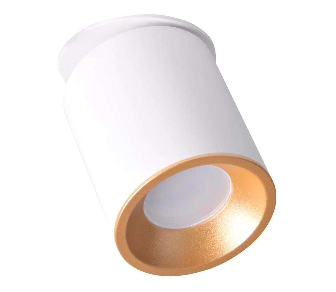 Podhledové bodové svítidlo HARON 1xGU10/10W/230V bílá/zlatá