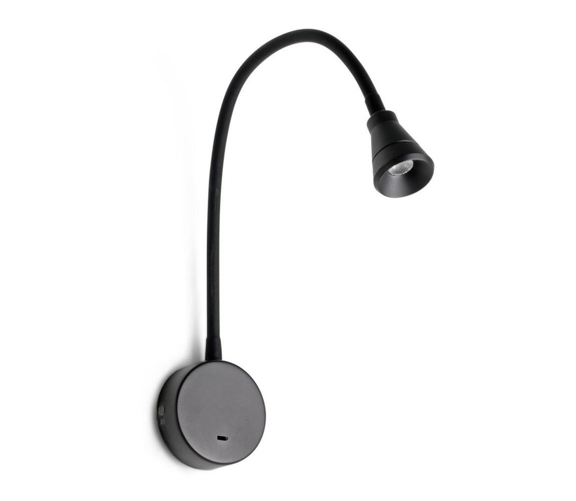 FARO Barcelona FARO 41030 - LED Flexibilní lampička BEL LED/3W/230V černá