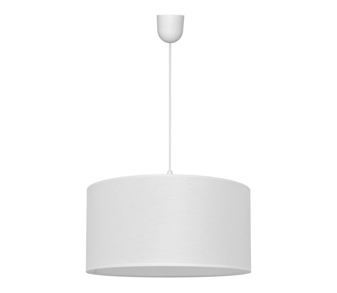 Lustr na lanku ALBA 1xE27/15W/230V pr. 40 cm bílá