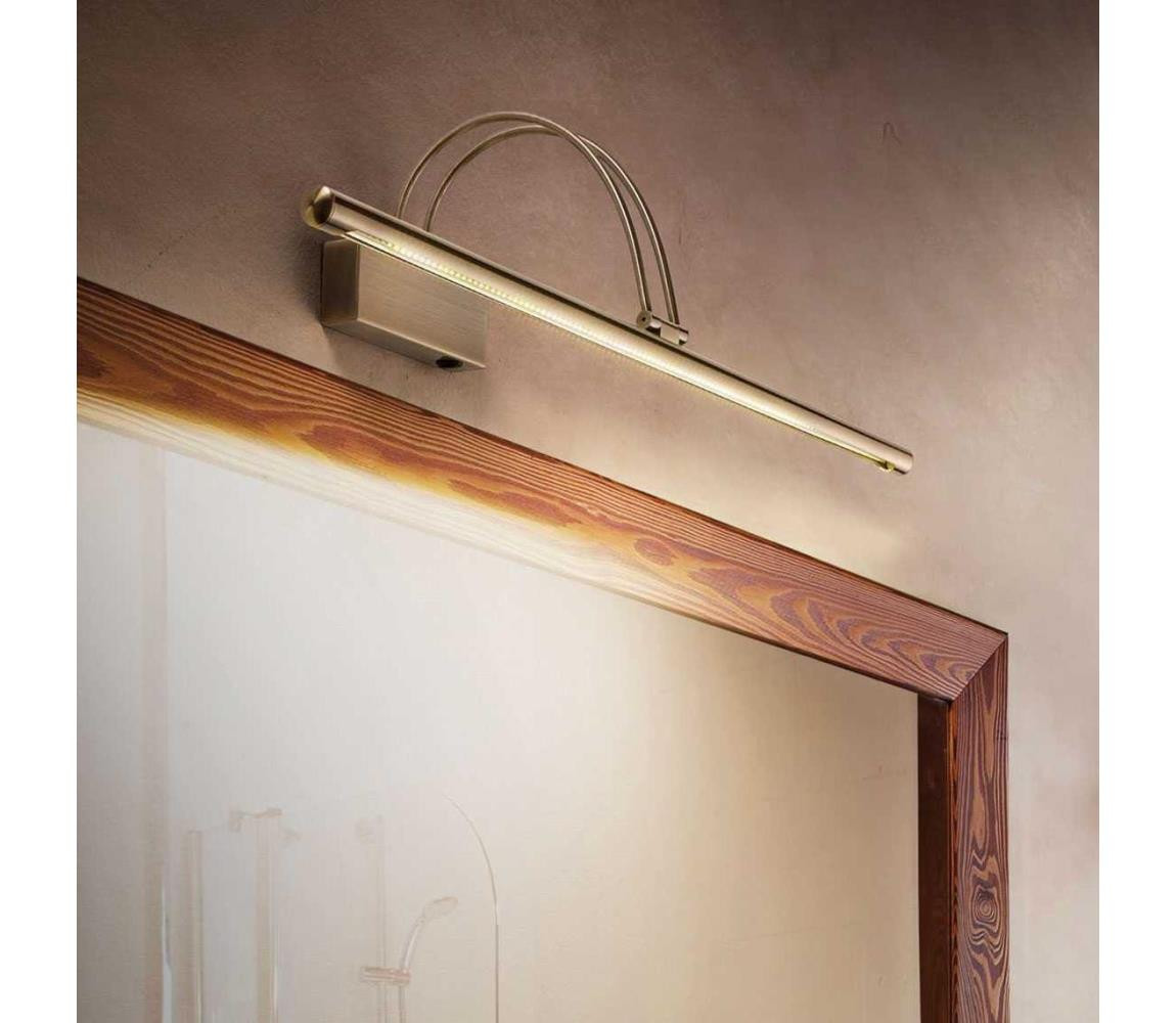 Ideal Lux Ideal Lux - LED Obrazové svítidlo BOW LED/4,6W/230V 46 cm CRI 90 zlatá