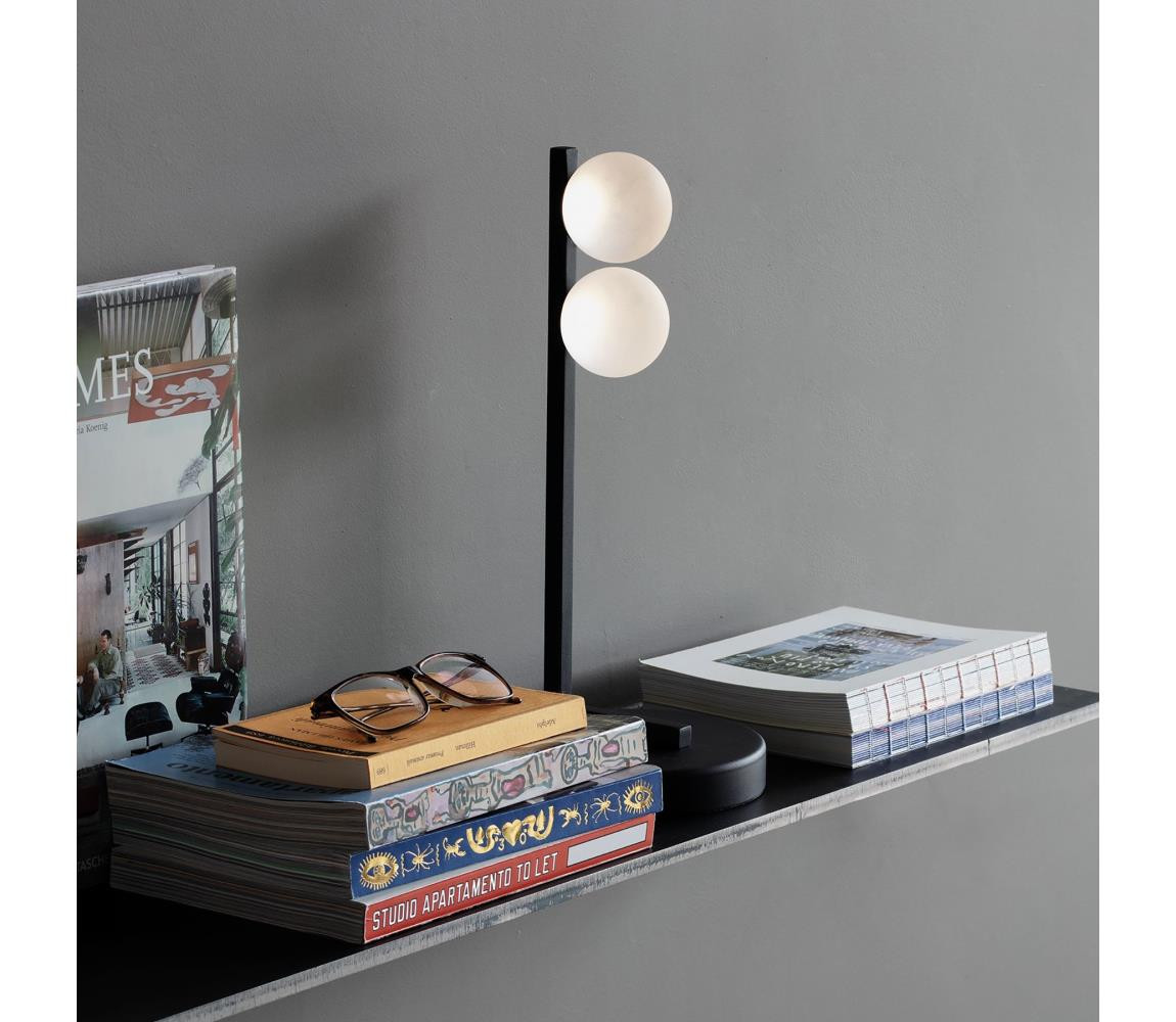 Ideal Lux Ideal Lux - LED Stolní lampa PING PONG 2xLED/3W/230V CRI 90 černá