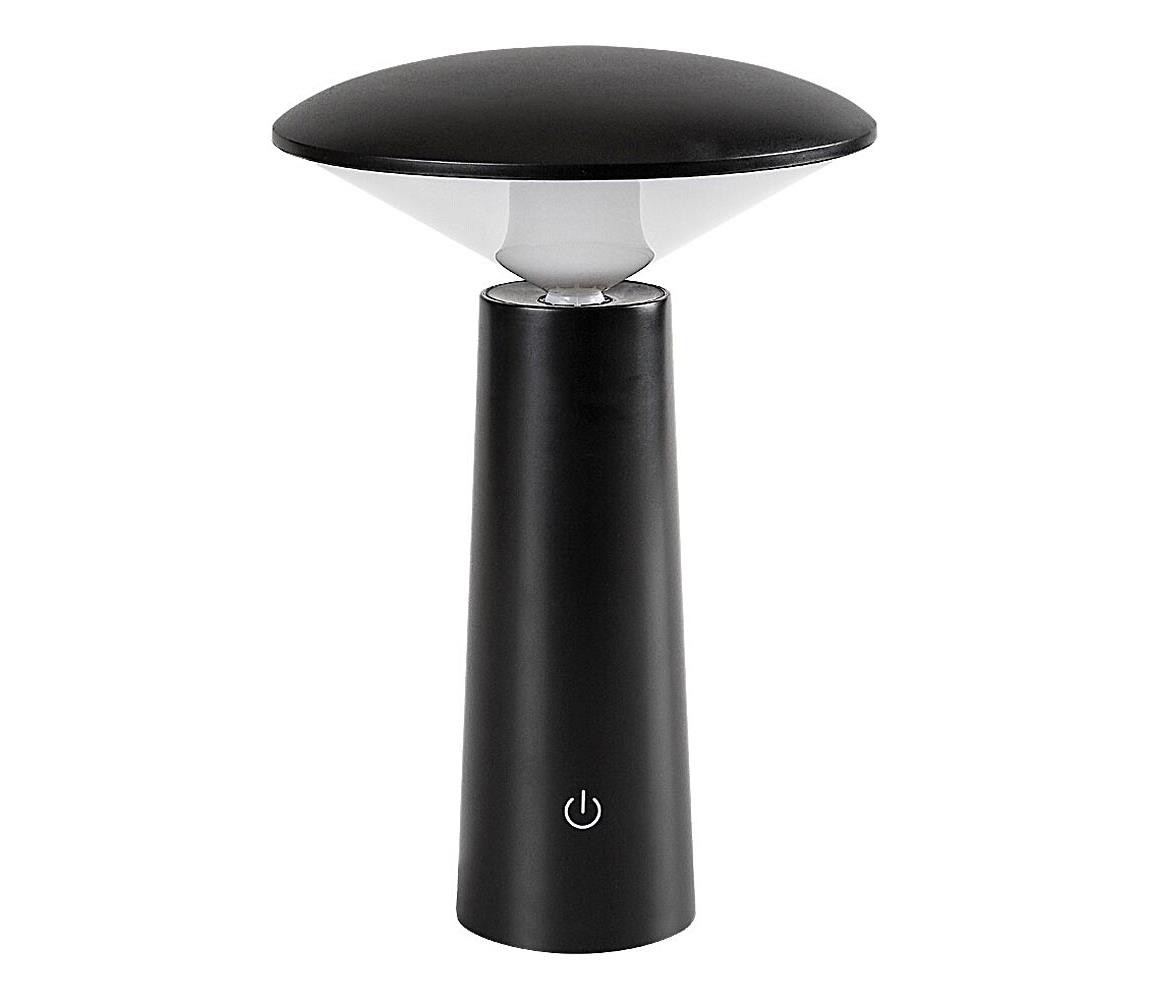Rabalux Rabalux 77147-LED Stm. nab. dot. stolní lampa POLPERRO LED/3W/3,7V 1200mAh černá