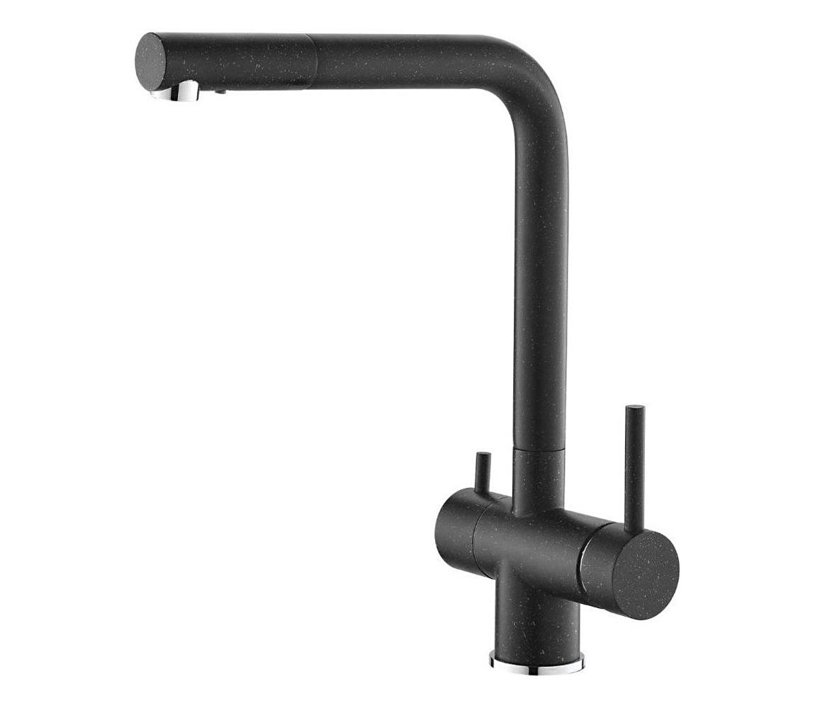 ALVEUS ALVEUS 1139808 - Dřezová baterie AGUILA 33,3 cm granit/černá