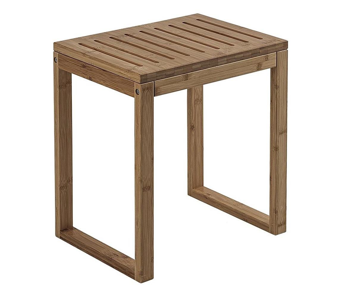 Gedy Gedy - Koupelnová stolička HIMALAYA 39,5x44,3 cm bambus