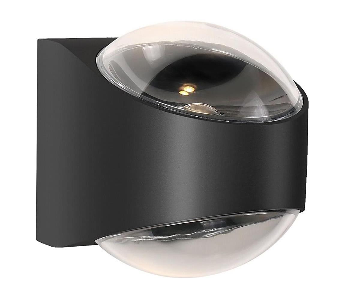 Zuma Line Zuma Line SJ12431- LED Venkovní nástěnné svítidlo LUCENT LED/12W/230V IP65 černá