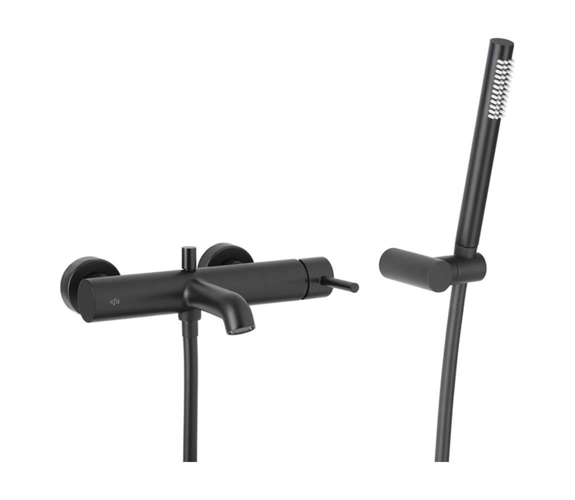 KFA Armatura KFA Armatura 5034-520-81 - Vanová sada s baterií MOZA matná černá