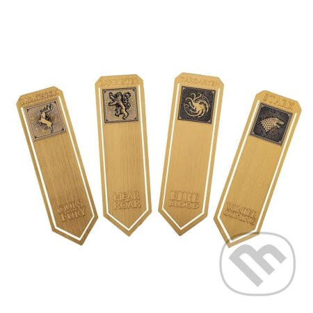 Kovové záložky Hra o tróny - Houses of Westeros - Cinereplicas