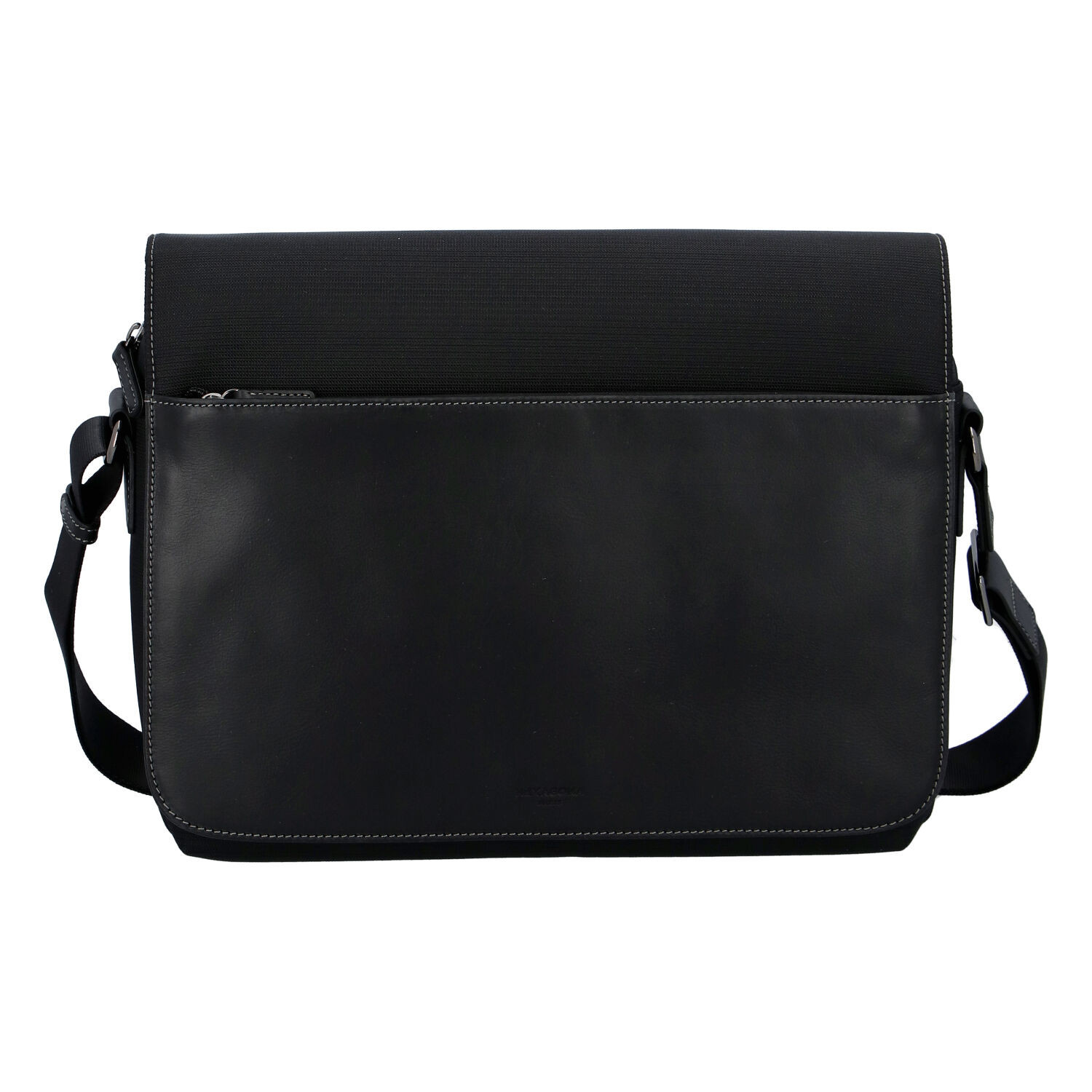 Pánská kožená taška přes rameno černá - Hexagona 296181 černá