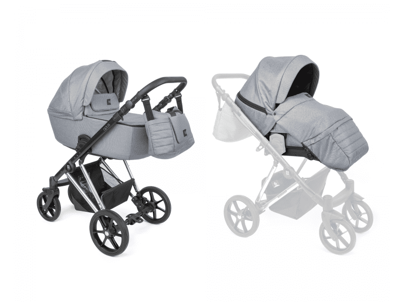 Dada Prams Apus kočárek 2v1 Special Edition SlateGrey - VÝPRODEJ DVOREČEK