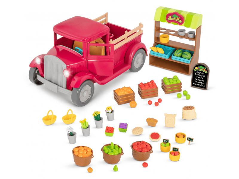 Li'l Woodzeez Farmářský pick-up se stánkem