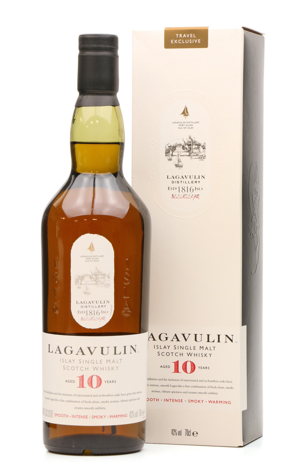 Lagavulin 10 yo  43 % 0,7 l
