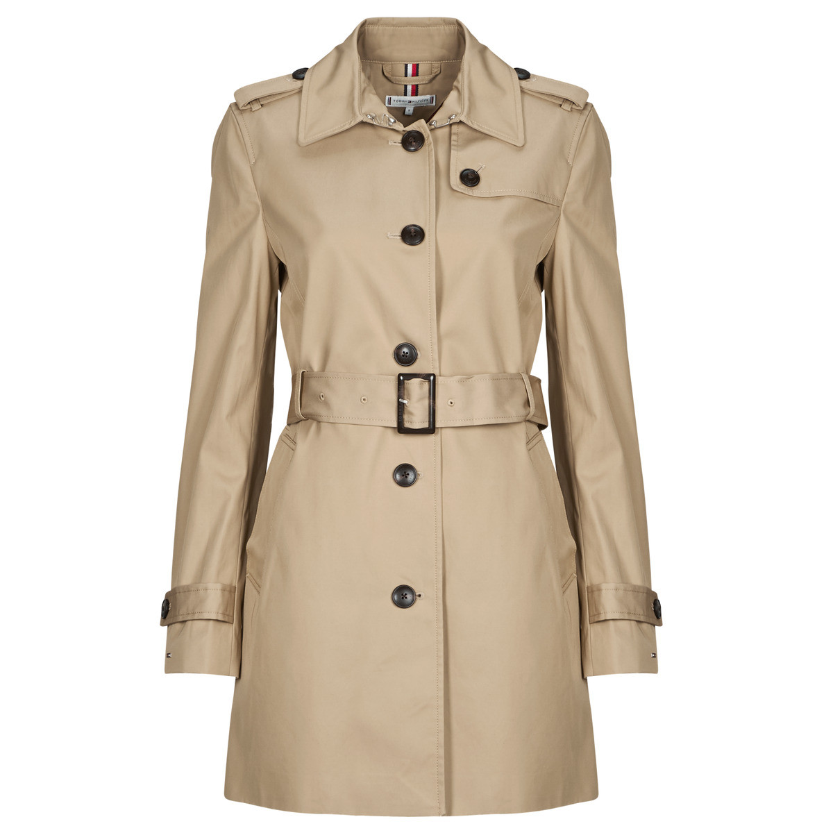 Tommy Hilfiger  HERITAGE SINGLE BREASTED TRENCH  Béžová