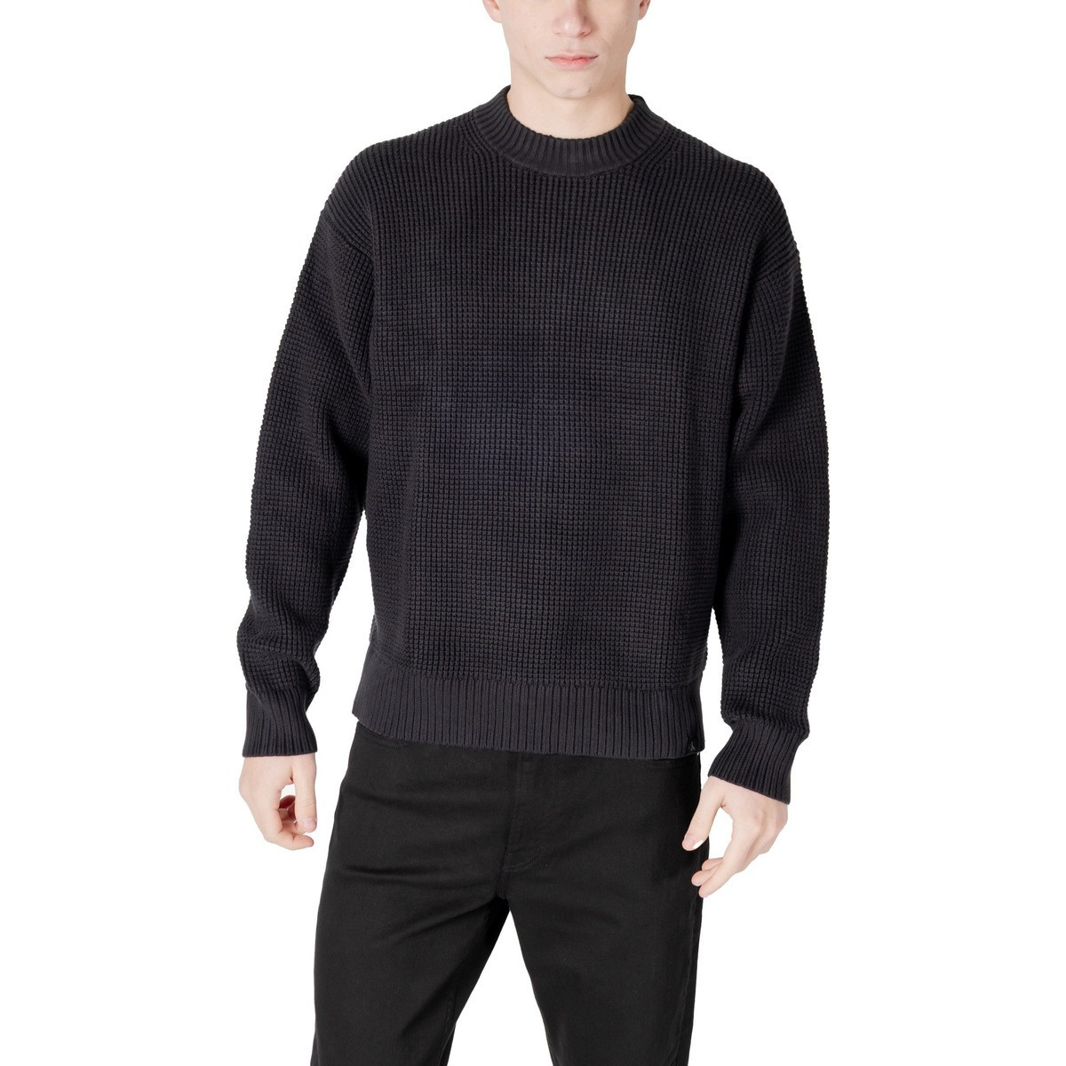 Calvin Klein Jeans  CHUNKY TEXTURE SWEAT J30J326200  Černá