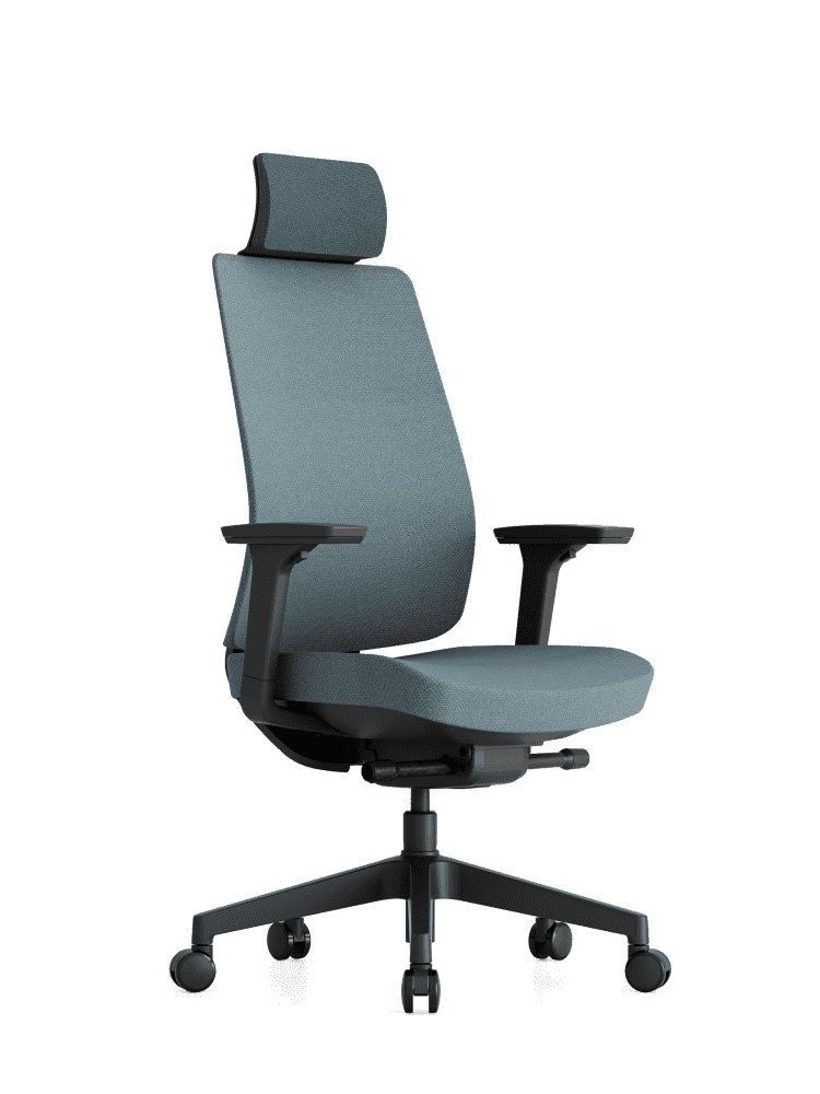 Kancelářská ergonomická židle OFFICE More K50 — černá, více barev Modrá