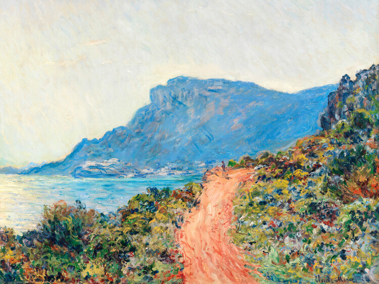 Claude Monet Obrazová reprodukce The Corniche near Monaco, Claude Monet, 40 × 30 cm